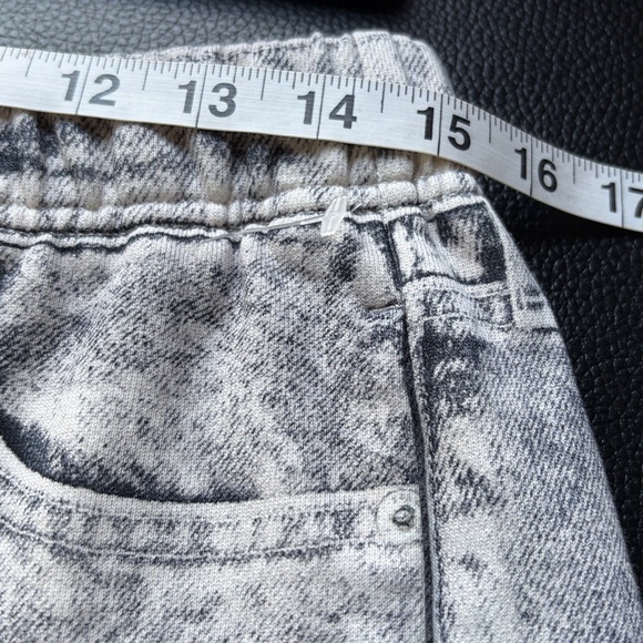 Rag and Bone Miramar Cotton Sweat short Grey Acid Wash Pockets Trendy Sz L NEW - Picture 5 of 12